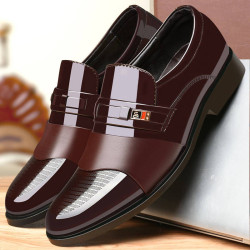 Alikesman COD&READY STOCK Leather shoes men's business formal wear shoes With Box