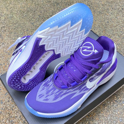 Air Zoom GT Cut 2 Purple White Sports Basketball Shoes For Men OEM Quality Sneakers With Spike